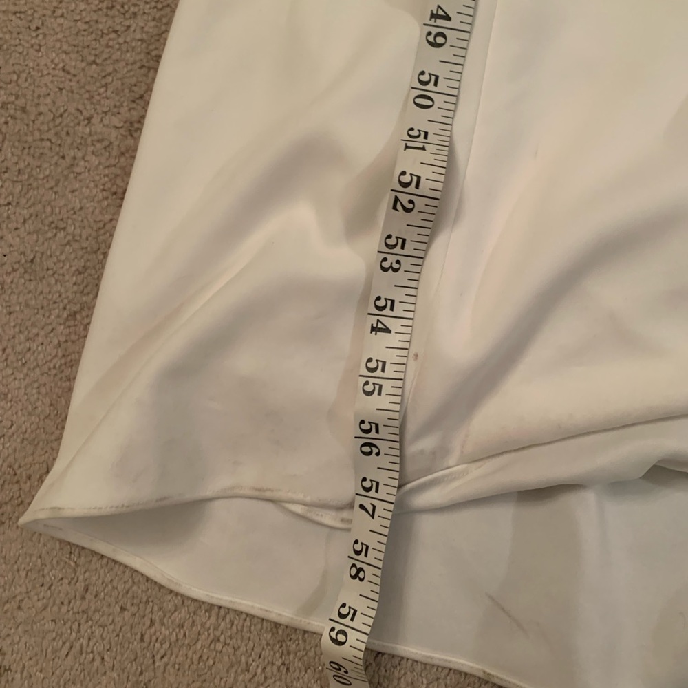 Jovani White Gown size 8 style number 09045 - Picture 11 of 16
